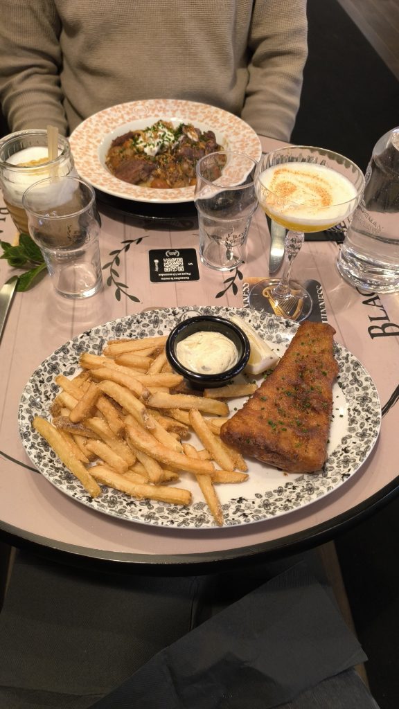 Poisson pané et frites (fish and chips)